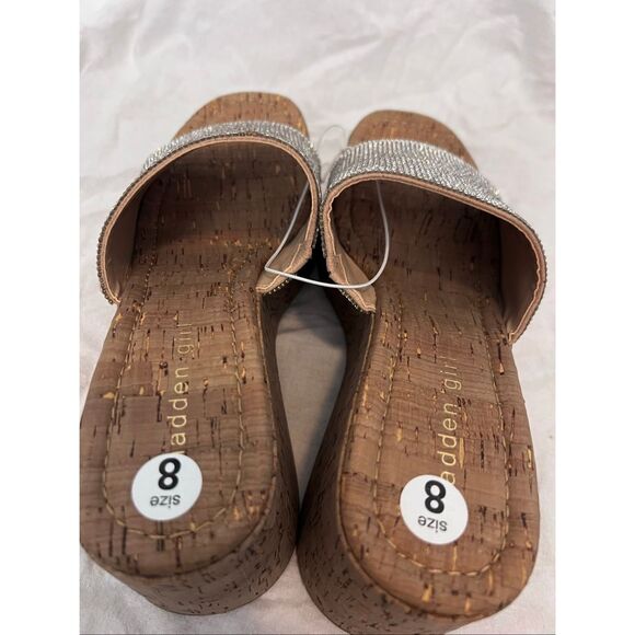 Madden Girl Zahara-R rhinestone platform wedge sandals - Picture 3 of 7